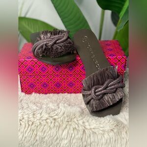 Tory Burch Rope Flat Slide